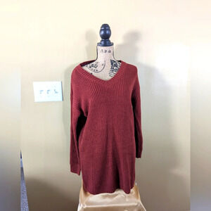 Women Long Sleeve Oversized Knit Baggy sweater